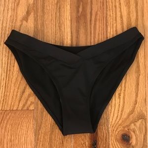 black v cut bikini bottoms